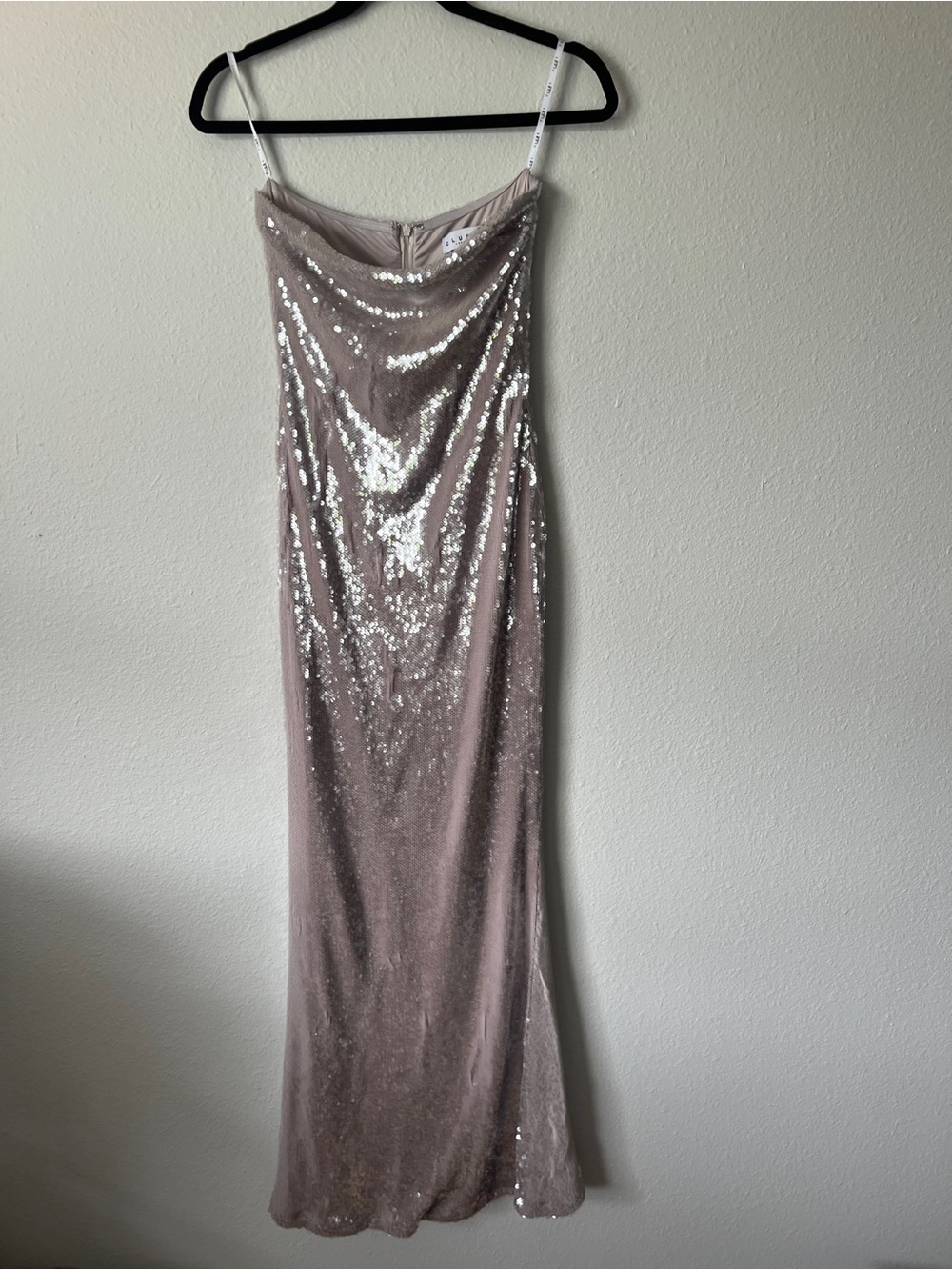 Club L London MOONSTONE
Lilac Sequin Bandeau Maxi Dress - Picture 2 of 7